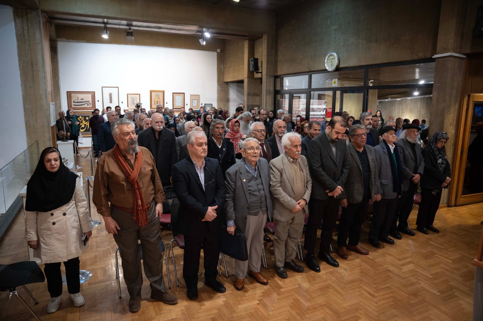 آیین گشایش سومین نمایشگاه بزرگ آثار هنرهای تجسمی هنرمندان پیشکسوت